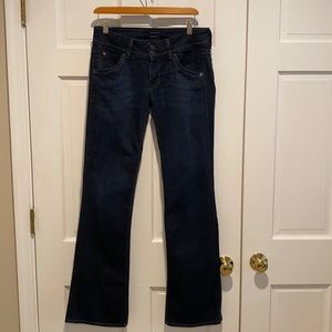 Hudson low rise flare jeans